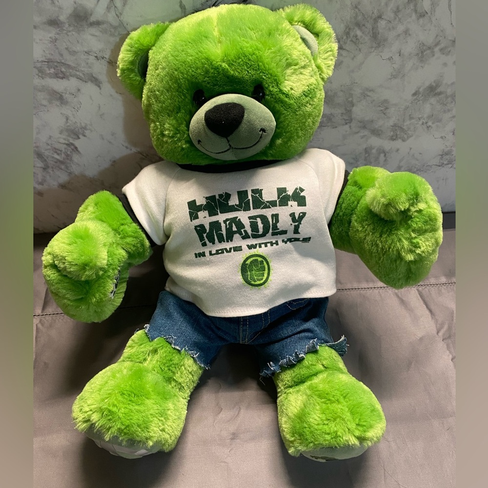 avengers hulk build a bear workshop BABW bear